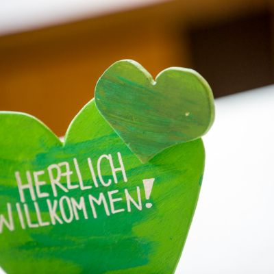 Herzlich Willkommen Herz