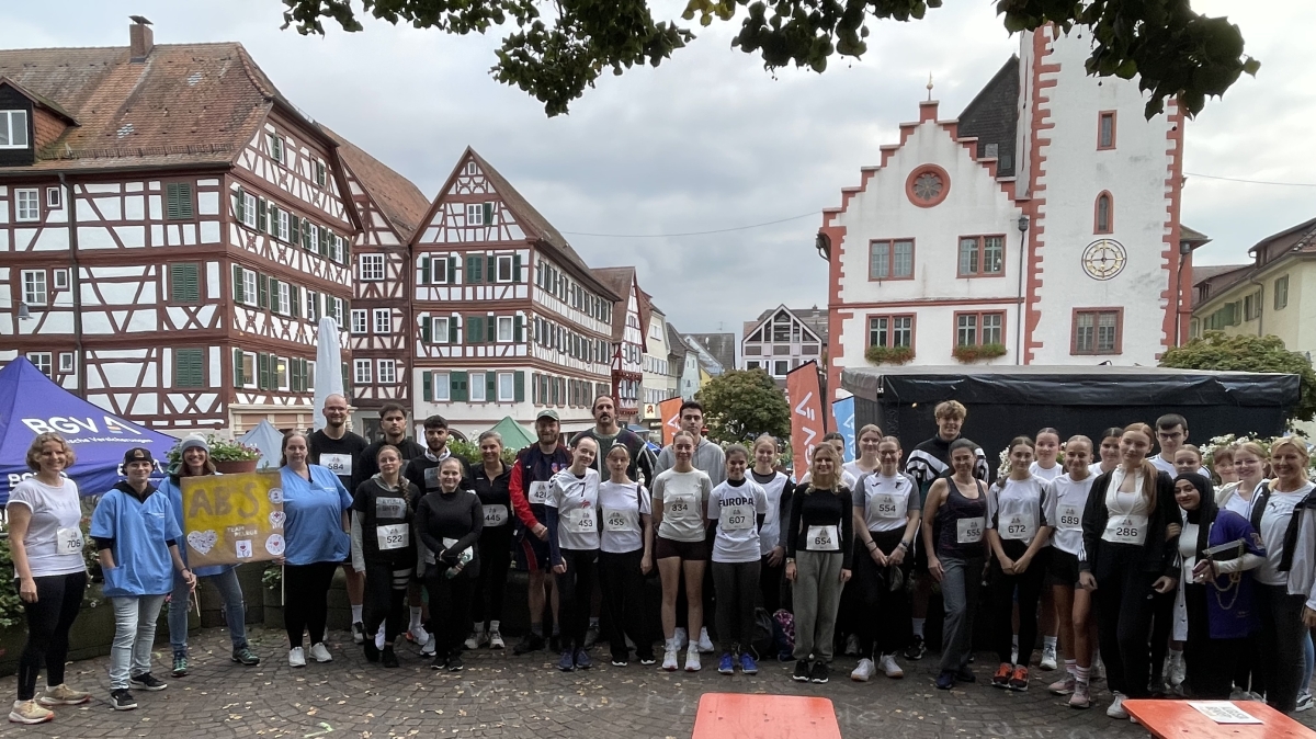 Gruppenfoto des Stadtlauf Mosbach 2025