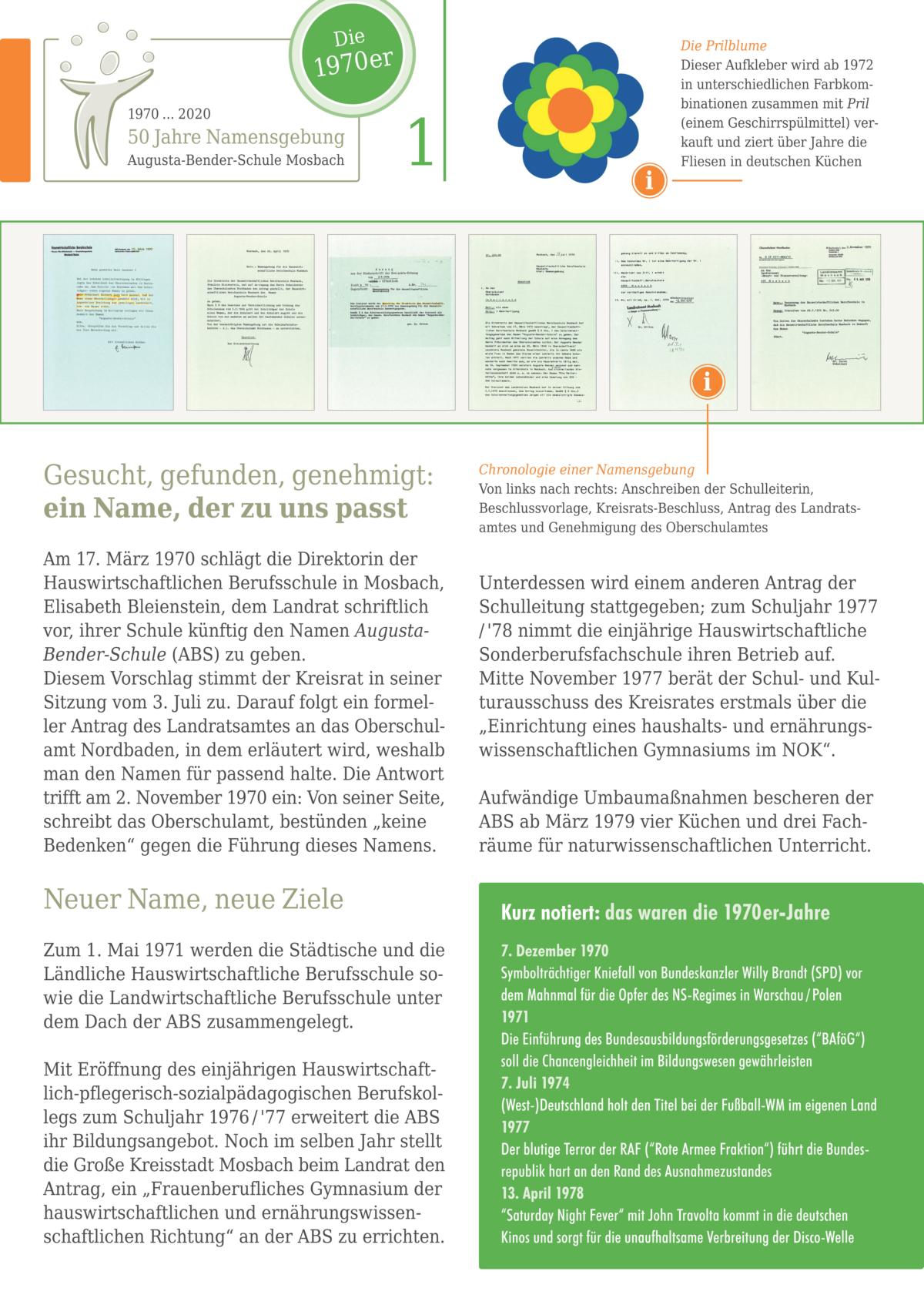 Auf dem Bild wird ein Artikel gezeigt welcher über das Thema: Gesucht, gefunden, genehmigt: ein Name, der zu und passt.